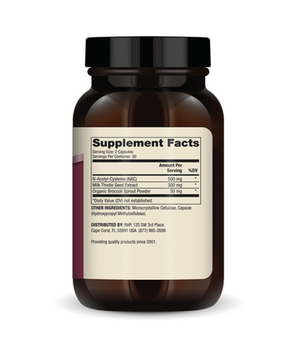 Dr. Mercola NAC w Milk Thistle, 60c