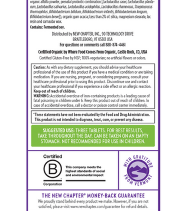 NEW CHAPTER New Chapter Perfect Prenatal, 96t