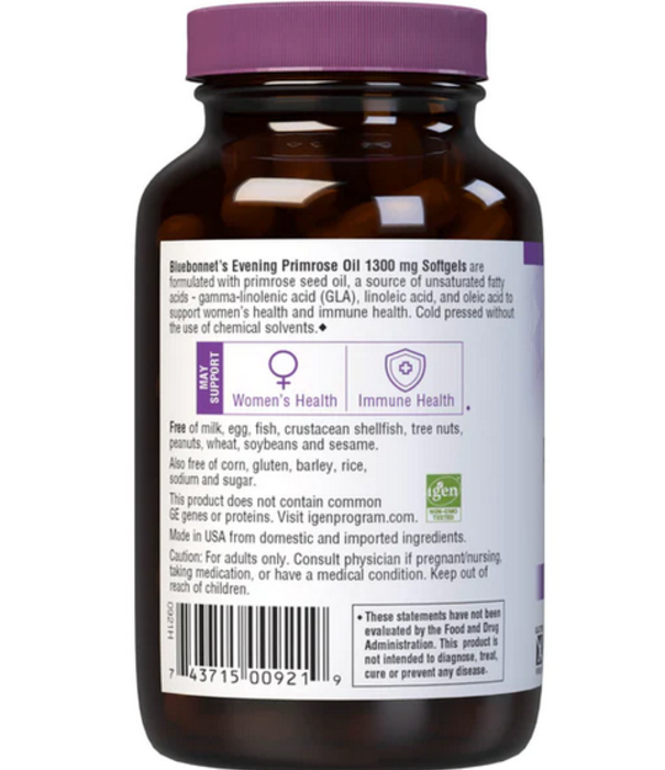 Bluebonnet Bluebonnet Evening Primrose Oil. 60sg