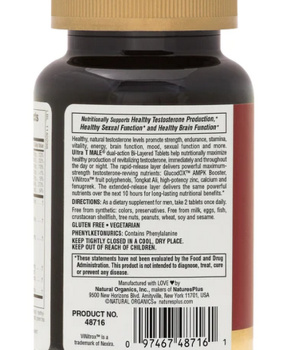 Natures Plus Ultra T-Male ER Bi-Layer 60t