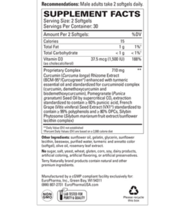 Terry Naturally Healthy PSA Levels, 60sg