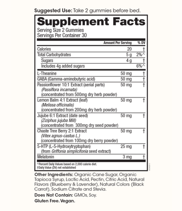 WINGED Winged Sleepy Head: Sleep + Stress Gummies, 60ct