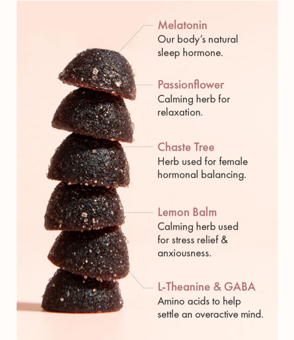 WINGED Winged Sleepy Head: Sleep + Stress Gummies, 60ct