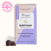 Winged Sleepy Head: Sleep + Stress Gummies, 60ct