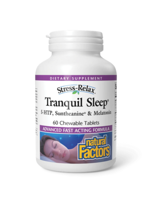 Natural Factors Stress-Relax Tranquil Sleep Travel Size, 10ch