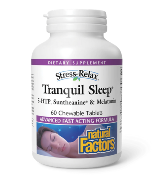 Natural Factors Stress-Relax Tranquil Sleep Travel Size, 10ch