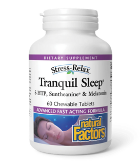 Natural Factors Stress-Relax Tranquil Sleep, 60ch