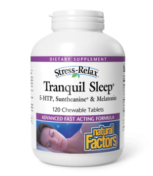 Natural Factors Stress-Relax Tranquil Sleep, 120t