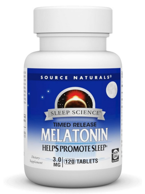 Source Naturals Melatonin 3mg T/R 120t