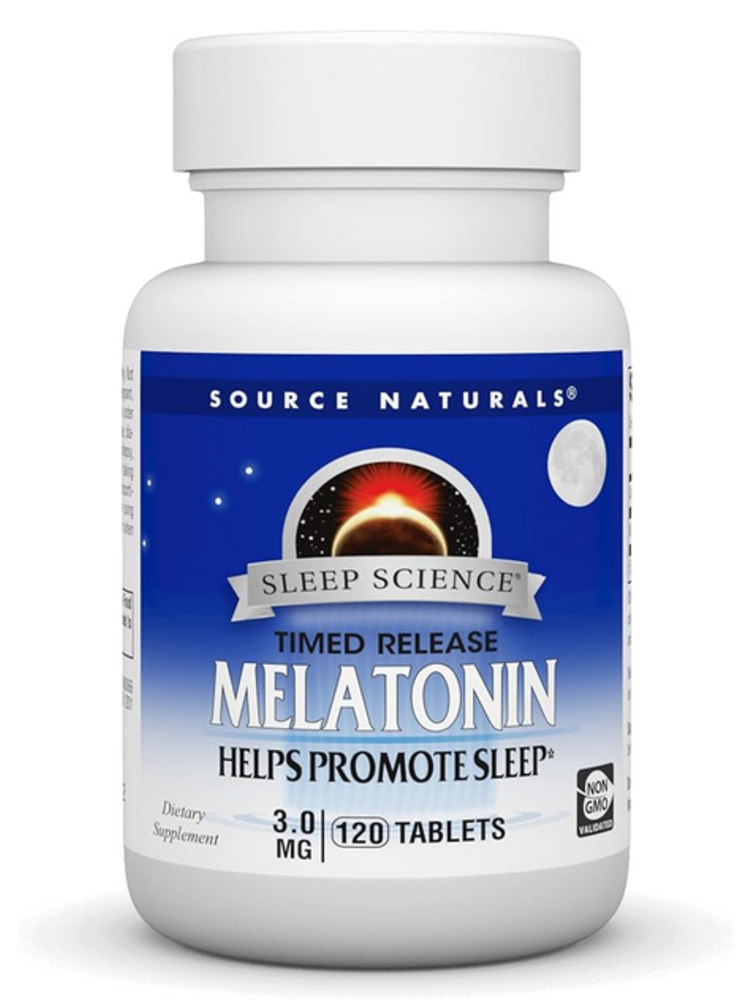 Source Naturals Melatonin 3mg T/R 120t