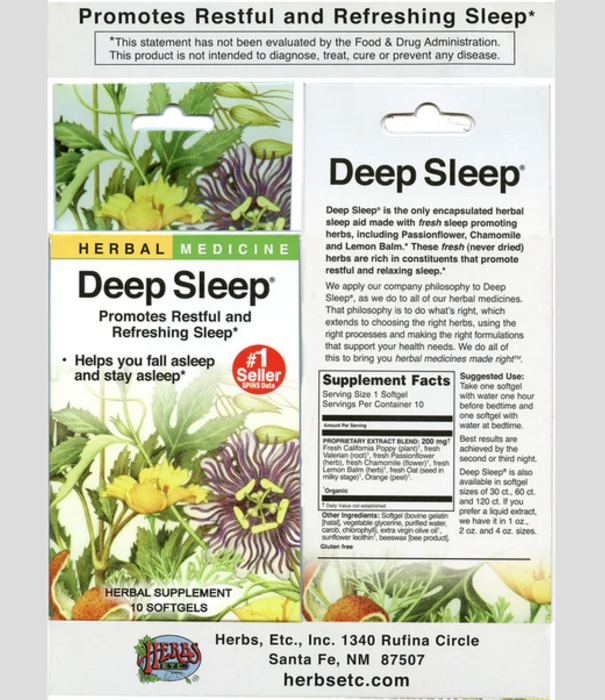 Herbs Etc. Herbs Etc Deep Sleep, 30sg