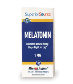 Superior Source Melatonin 1mg+Chamomile 1mg, 100ct