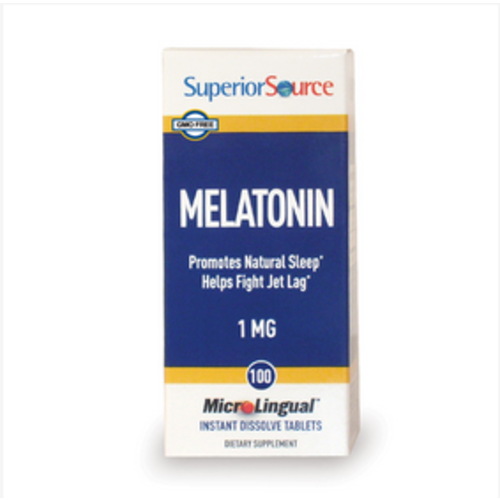Superior Source Melatonin 1mg+Chamomile 1mg, 100ct