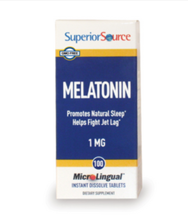 Superior Source Melatonin 1mg+Chamomile 1mg, 100ct