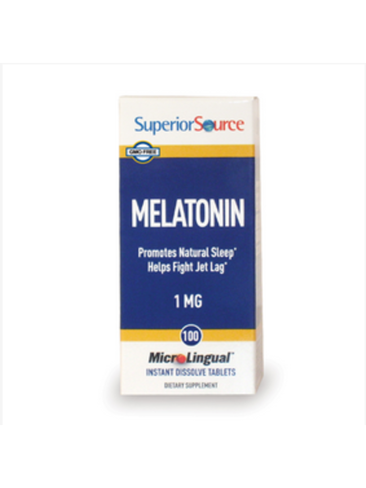 Superior Source Melatonin 1mg+Chamomile 1mg, 100ct