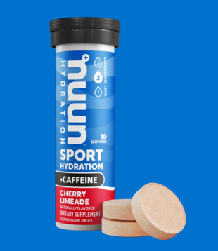 Nuun Energy Drink Tab, Cherry Lime, 10tb.