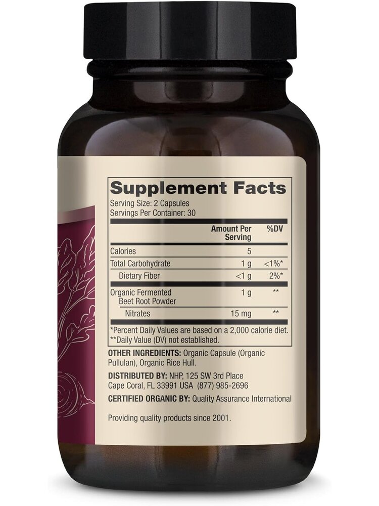 Dr. Mercola Fermented Beet & Red Spinach 60ct