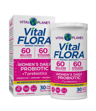 Vital Planet Vital Flora Women's Daily Probiotic, SS , 30 ct