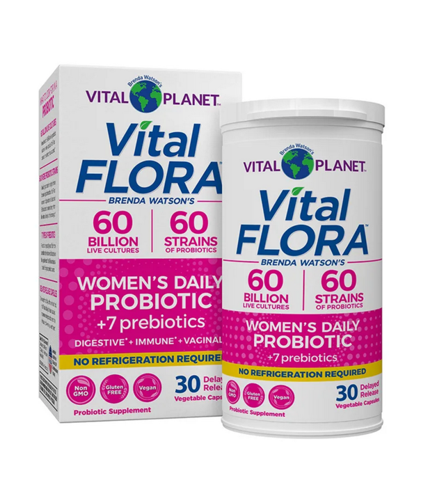 Vital Planet Vital Flora Women's Daily Probiotic, SS , 30 ct