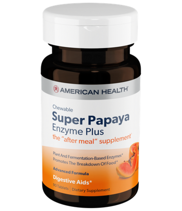 American Health Super Papaya Enzyme Plus, 180ch.
