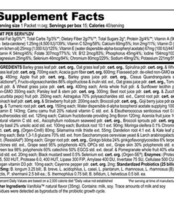 Vibrant Health Green Vibrance Packet