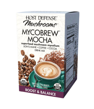 Host Defense Mycobrew Mocha, Boost & Balance, 0.5oz.