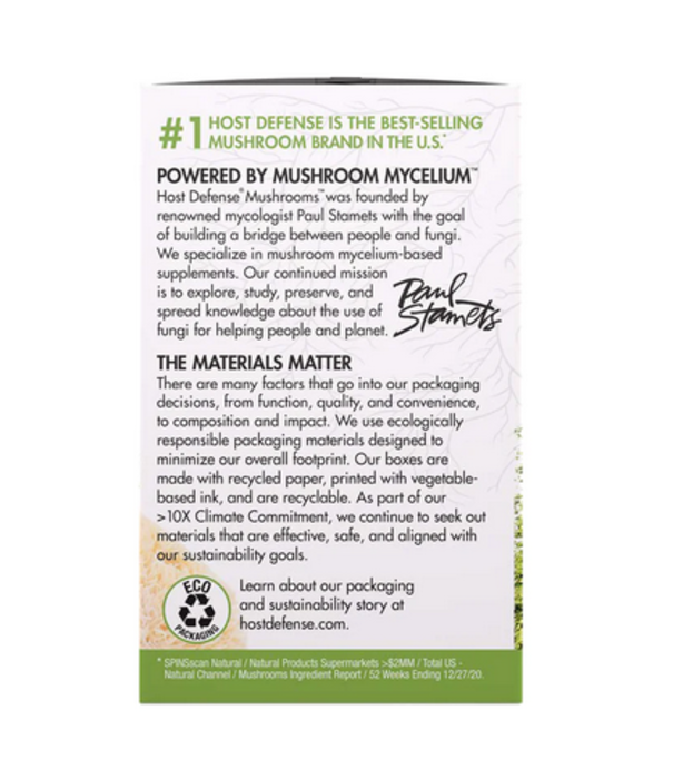 Host Defense Mycobrew Matcha, Energize & Uplift, 0.1oz.