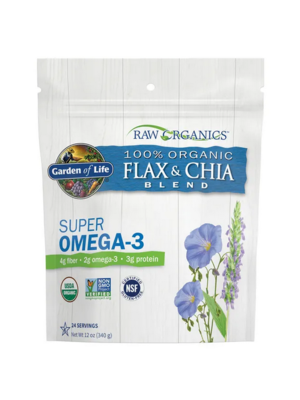 GoL RAW Organics - Organic Flax Meal+Chia Seeds 12oz.
