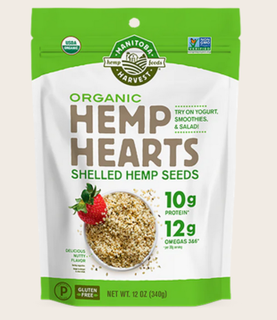 Manitoba Harvest Hemp Hearts, Organic, 12oz.
