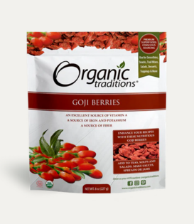 Organic Traditions Goji Berries 8oz