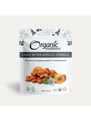 Organic Traditions Bitter Apricot Kernels 8oz