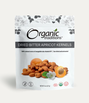 Organic Traditions Bitter Apricot Kernels 8oz
