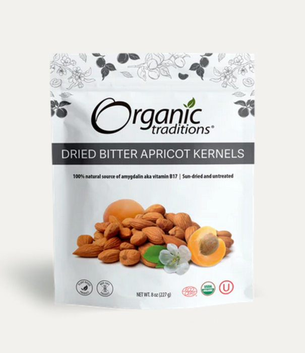 Organic Traditions Bitter Apricot Kernels 8oz