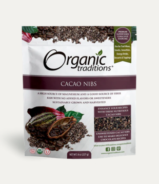 Organic Traditions Cacao Nibs, 8oz
