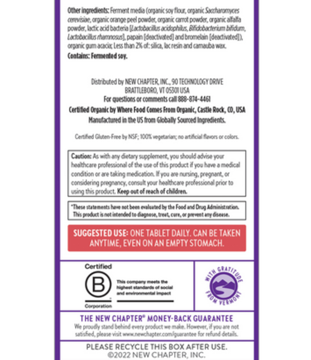 NEW CHAPTER New Chapter Every Woman's One Daily 55+, 72t