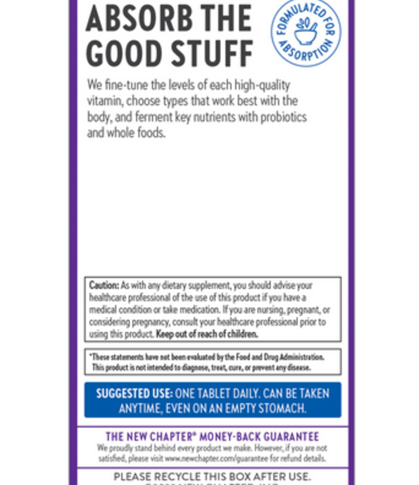New Chapter Fermented Vitamin B Complex, 30t