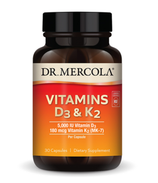 Dr. Mercola D3 & K2, 30ct