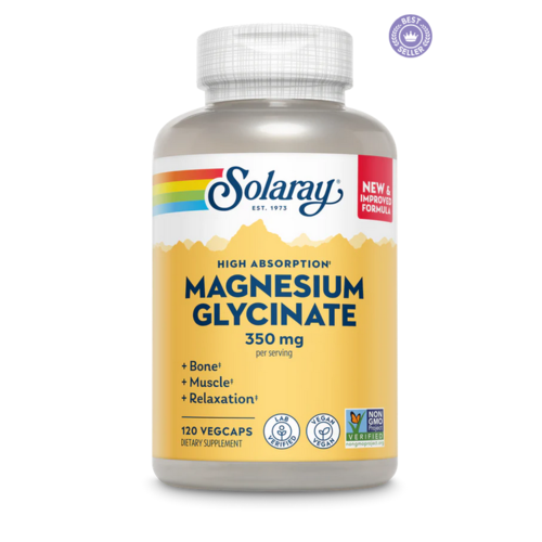 Solaray Magnesium Glycinate 350mg, 120ct