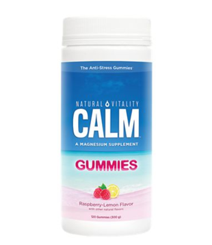 Natural Vitality Calm Gummies, Rasp Lemon, 120ct.