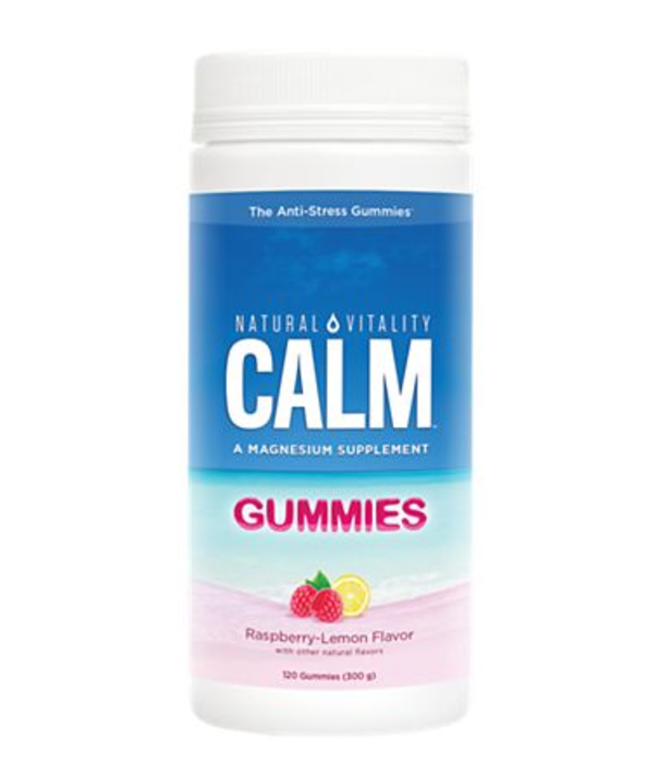 Natural Vitality Calm Gummies, Rasp Lemon, 120ct.