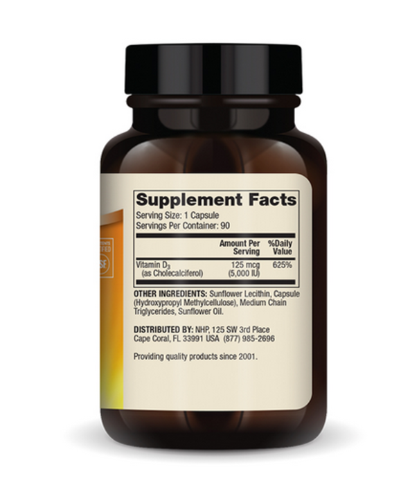 Dr. Mercola Liposomal Vitamin D, 5000 IU, 30cp