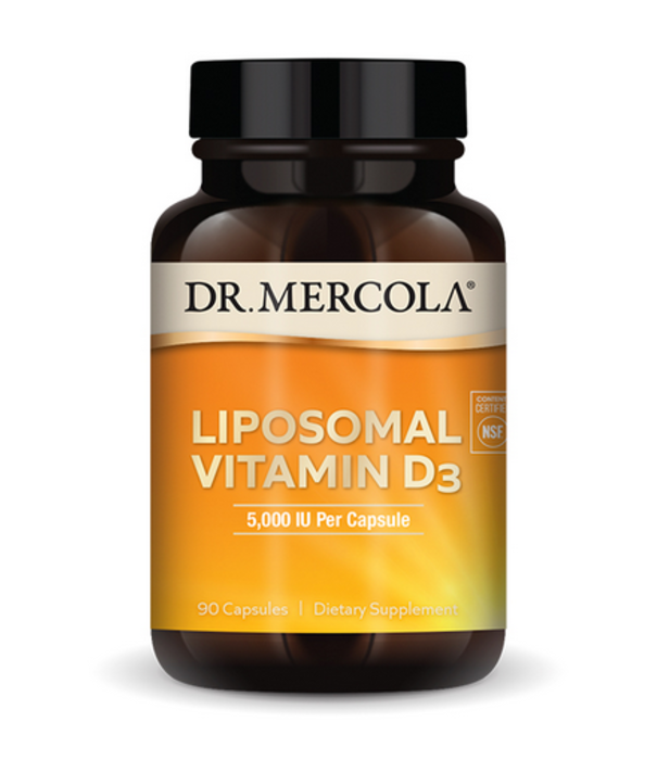 Dr. Mercola Liposomal Vitamin D, 5000 IU, 30cp