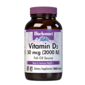 Bluebonnet Vitamin D3 2000 IU, 100sg