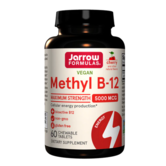 Jarrow Methyl B-12, Methylcobalamin 5000mcg, 60lz.