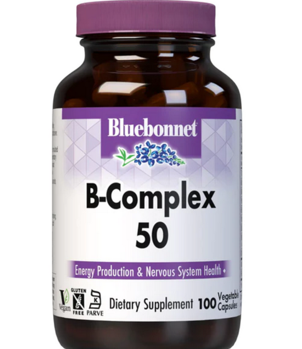 Bluebonnet Vitamin B-Complex 50mg, 100vc.