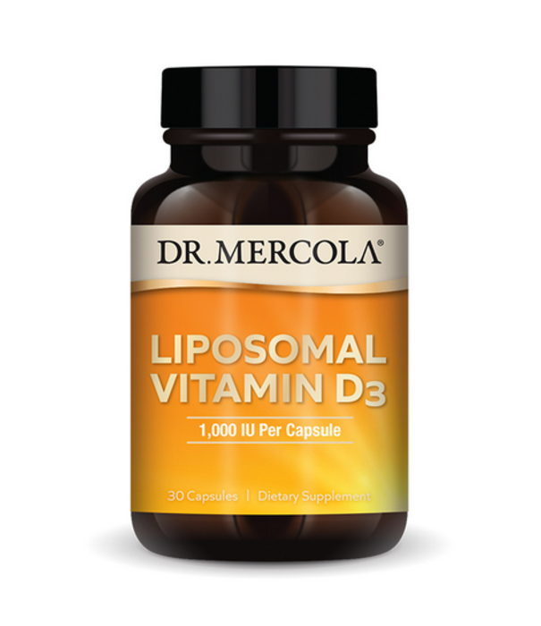 Dr. Mercola Liposomal Vitamin D3, 1000 IU, 30cp