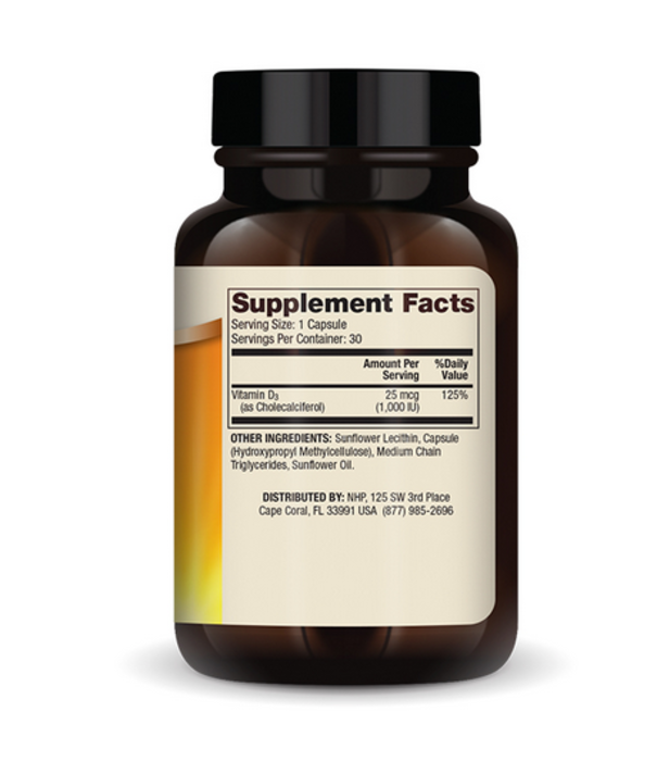 Dr. Mercola Liposomal Vitamin D3, 1000 IU, 30cp