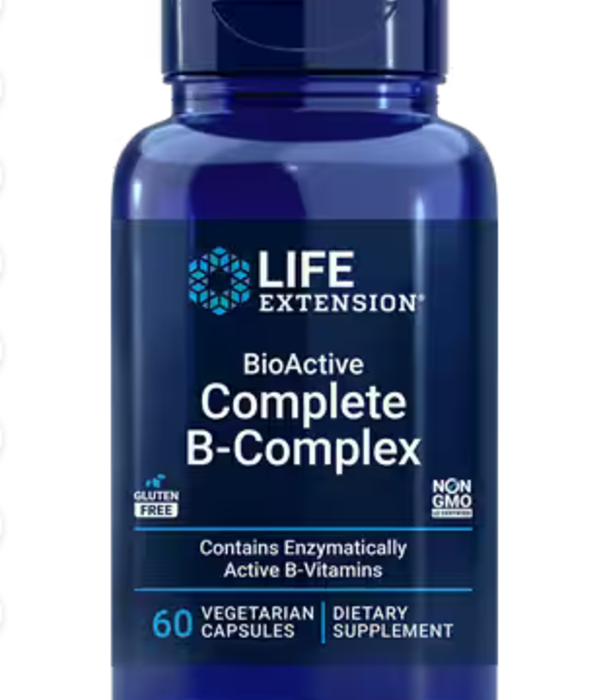 Life Extension BioActive Complete B-Complex, 60vp.
