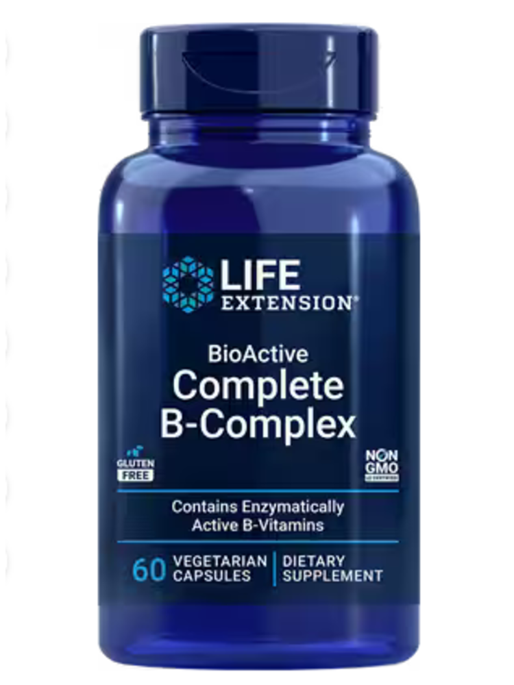 Life Extension BioActive Complete B-Complex, 60vp.