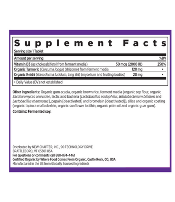 NEW CHAPTER New Chapter Fermented Vitamin D3, 30t